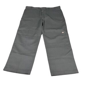 Dickies 85283CH Loose Fit Double Knee Work Pants Charcoal Grey Mens 46x30